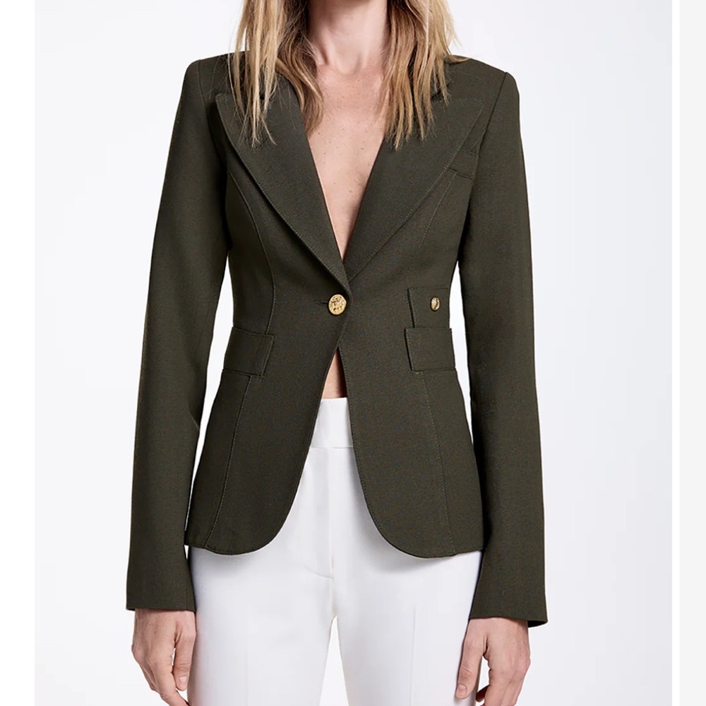 Smythe Olive Green duchess Blazer